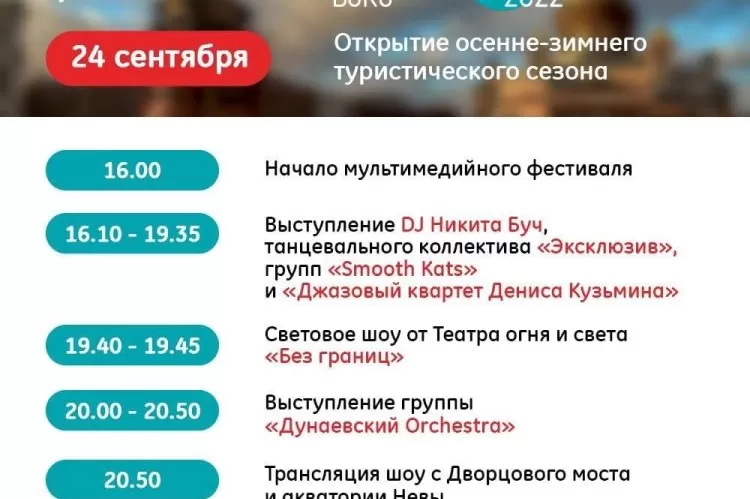 Всероссийский день туризма в Санкт-Петербурге